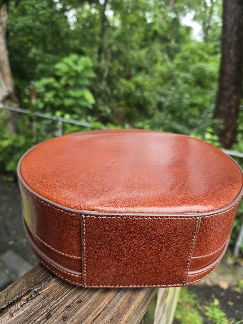 Brahmin Lane Cognac Caspian Genuine Leather Shoulder Bag NWT - Picture 4 of 7